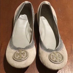 Tory Burch $20 Size 10 Minnie ballet flat slip-ons